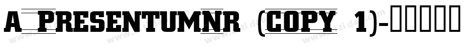 a_PresentumNr (COPY 1)字体转换